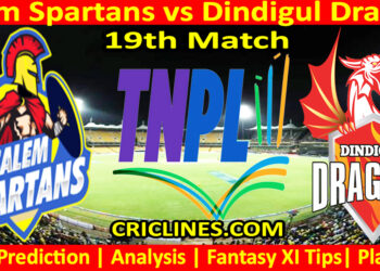 Today Match Prediction-SS vs DID-TNPL T20 2025-19th Match-Who Will Win