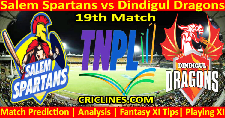 Today Match Prediction-SS vs DID-TNPL T20 2025-19th Match-Who Will Win