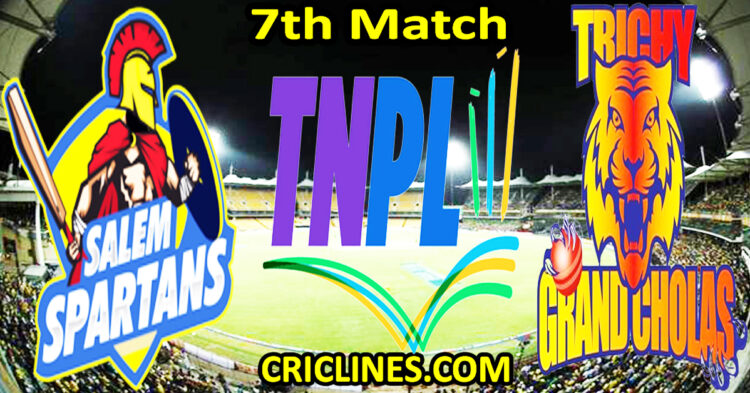 Today Match Prediction-Salem Spartans vs Trichy Grand Cholas-TNPL T20 2025-10th Match-Who Will Win