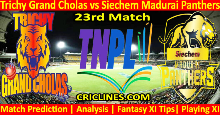 Today Match Prediction-TGC vs SMP-TNPL T20 2025-23rd Match-Who Will Win
