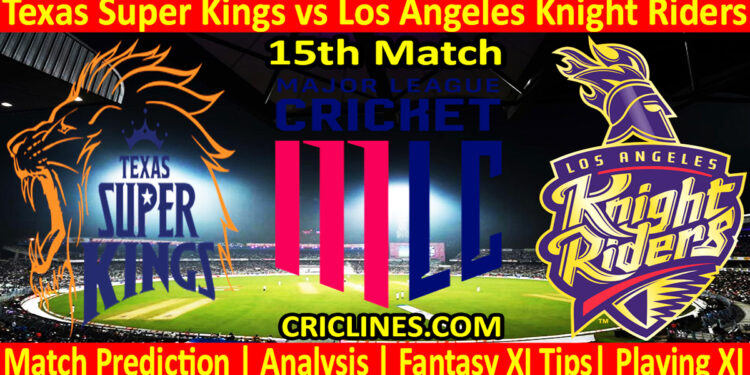 Today Match Prediction-TSK vs LAKR-MLC T20 2025-15th Match-Who Will Win