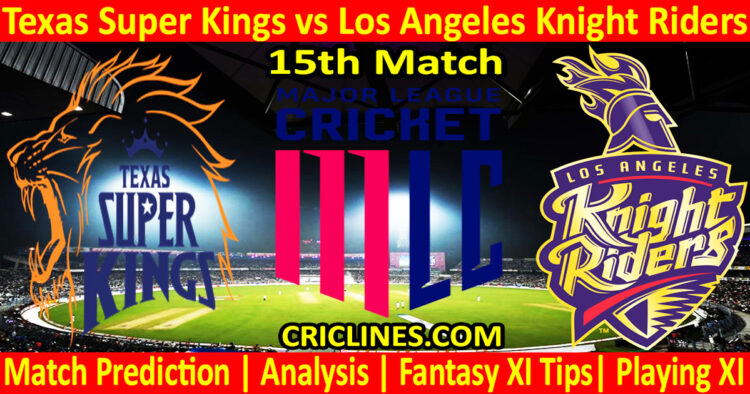 Today Match Prediction-TSK vs LAKR-MLC T20 2025-15th Match-Who Will Win