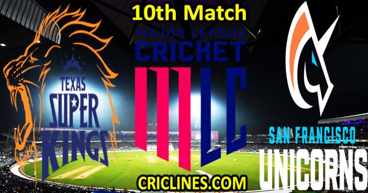 Today Match Prediction-Texas Super Kings vs San Francisco Unicorns-MLC T20 2025-10th Match-Who Will Win