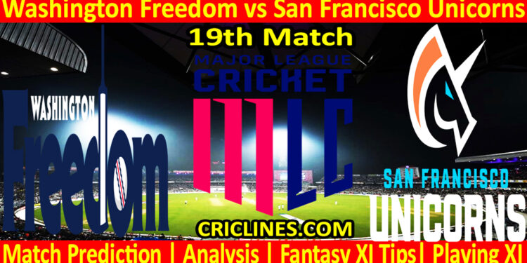 Today Match Prediction-WAF vs SFU-MLC T20 2025-19th Match-Who Will Win