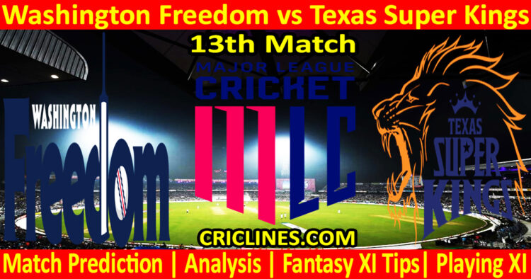 Today Match Prediction-WAF vs TSK-MLC T20 2025-13th Match-Who Will Win