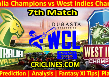 AUSC vs WIC-Today Match Prediction-WCL T20 2025-7th Match-Who Will Win