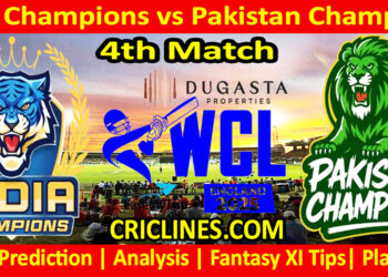 INDC vs PAKC-Today Match Prediction-WCL T20 2025-4th Match-Who Will Win