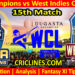 INDC vs WIC-Today Match Prediction-WCL T20 2025-15th Match-Who Will Win