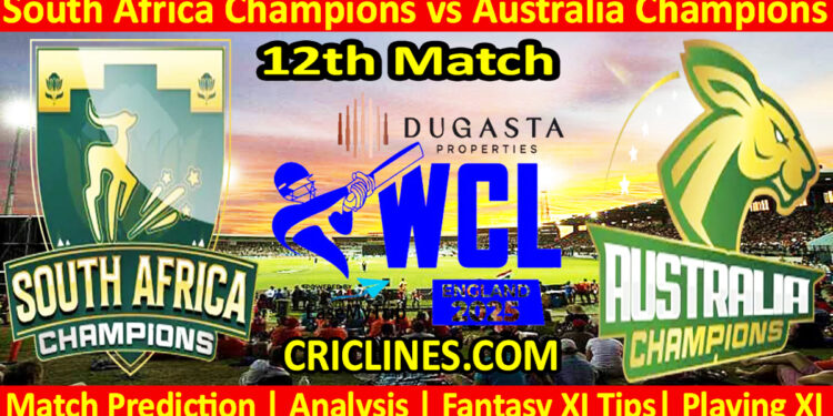 SAC vs AUSC-Today Match Prediction-WCL T20 2025-12th Match-Who Will Win