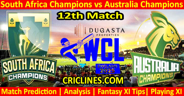 SAC vs AUSC-Today Match Prediction-WCL T20 2025-12th Match-Who Will Win