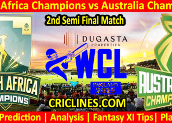SAC vs AUSC-Today Match Prediction-WCL T20 2025-2nd Semi Final Match-Who Will Win
