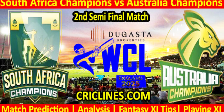 SAC vs AUSC-Today Match Prediction-WCL T20 2025-2nd Semi Final Match-Who Will Win