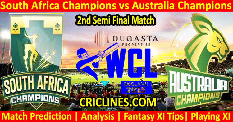 SAC vs AUSC-Today Match Prediction-WCL T20 2025-2nd Semi Final Match-Who Will Win
