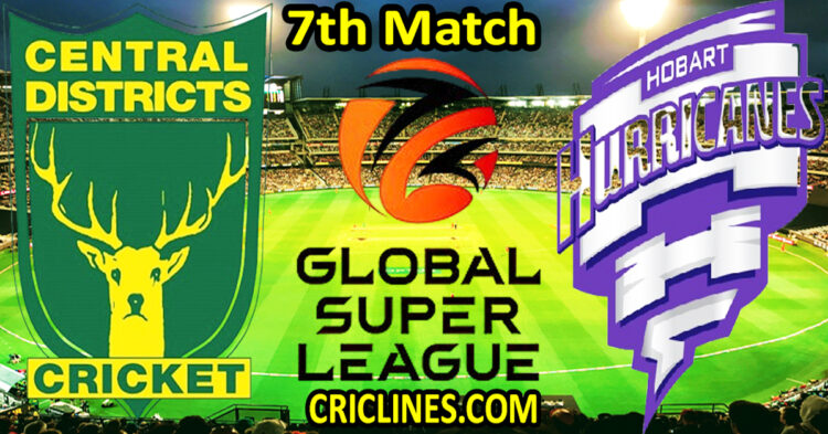 Today Match Prediction-Central Districts vs Hobart Hurricanes-Dream11-GSL T20-2025-7th Match-Who Will Win