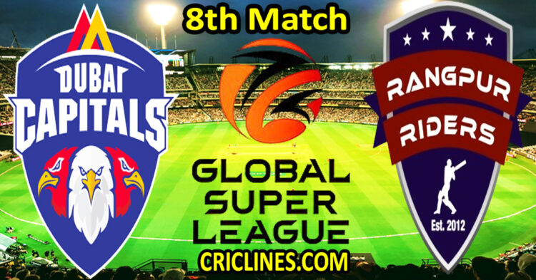 Today Match Prediction-Dubai Capitals vs Rangpur Riders-Dream11-GSL T20-2025-8th Match-Who Will Win
