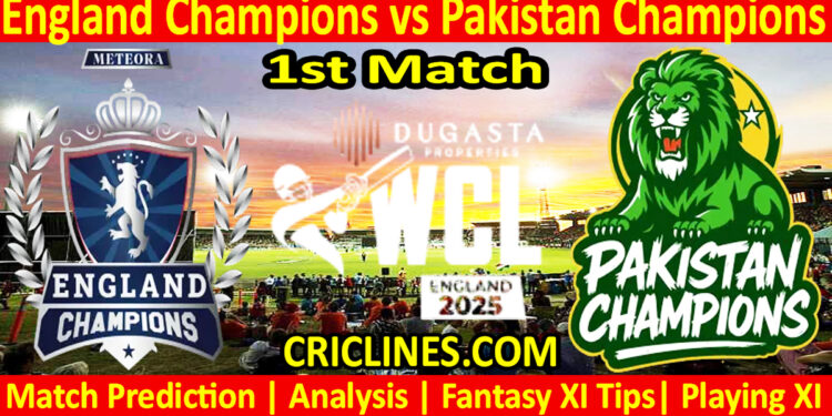 Today Match Prediction-ENGC vs PAKC-WCL T20 2025-1st Match-Who Will Win