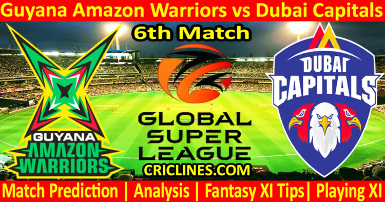 Today Match Prediction-GAW vs DC-Dream11-GSL T20-2025-6th Match-Who Will Win