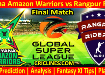 Today Match Prediction-GAW vs RR-Dream11-GSL T20-2025-Final Match-Who Will Win