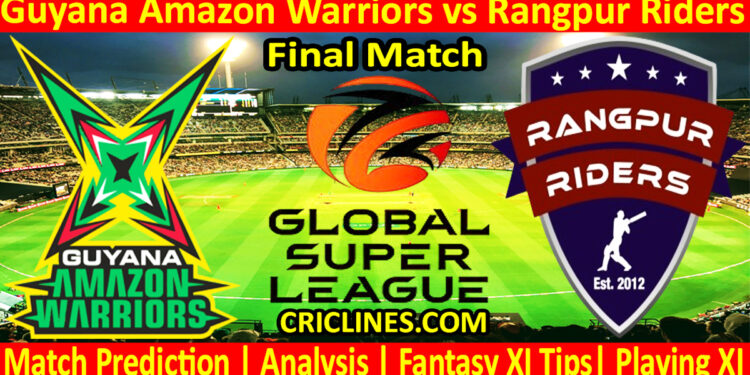 Today Match Prediction-GAW vs RR-Dream11-GSL T20-2025-Final Match-Who Will Win