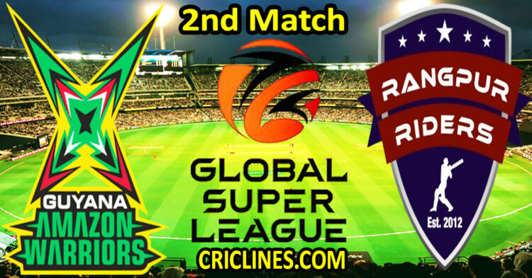 Today Match Prediction-Guyana Amazon Warriors vs Rangpur Riders-Dream11-GSL T20-2025-2nd Match-Who Will Win