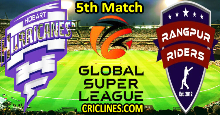 Today Match Prediction-Hobart Hurricanes vs Rangpur Riders-Dream11-GSL T20-2025-5th Match-Who Will Win