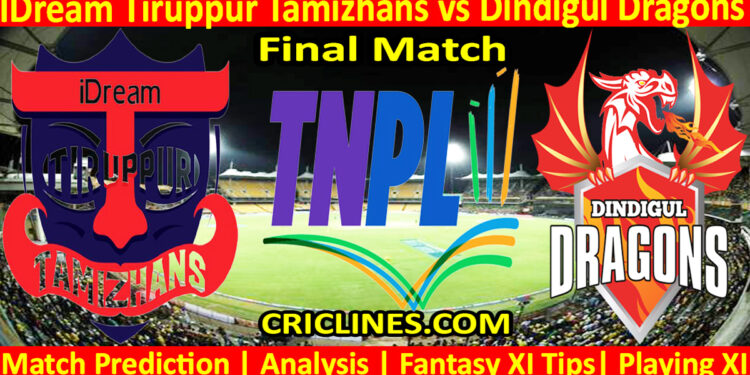 Today Match Prediction-IDT vs DID-TNPL T20 2025-Final Match-Who Will Win