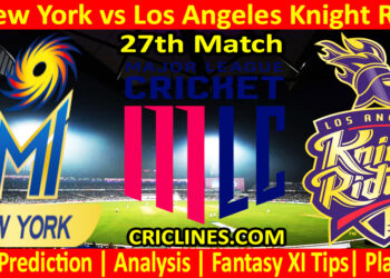 Today Match Prediction-MINY vs LAKR-MLC T20 2025-27th Match-Who Will Win
