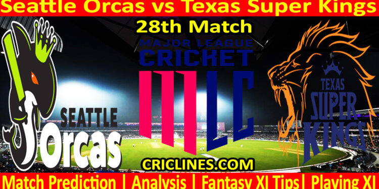 Today Match Prediction-SO vs TSK-MLC T20 2025-28th Match-Who Will Win