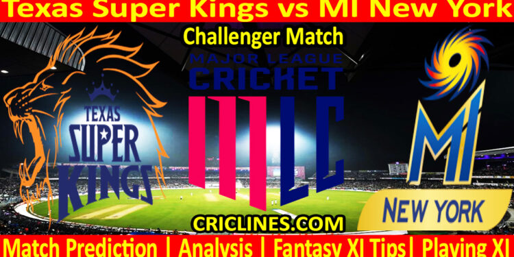 Today Match Prediction-TSK vs MINY-MLC T20 2025-Challenger Match-Who Will Win