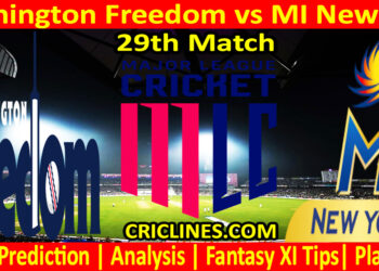 Today Match Prediction-WAF vs MINY-MLC T20 2025-29th Match-Who Will Win