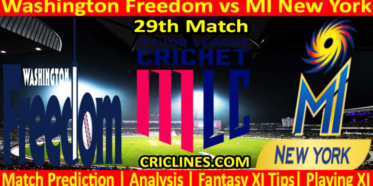 Today Match Prediction-WAF vs MINY-MLC T20 2025-29th Match-Who Will Win