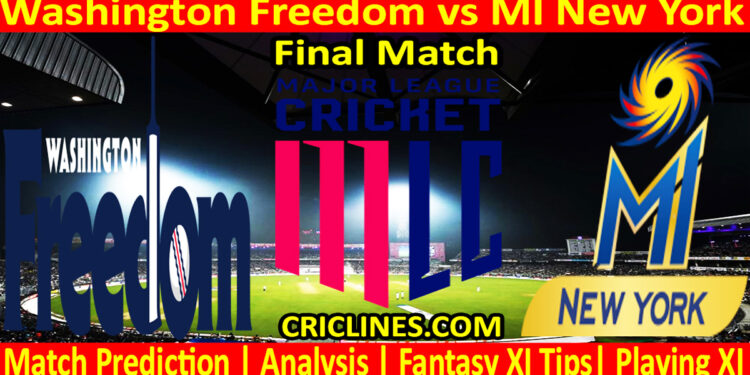 Today Match Prediction-WAF vs MINY-MLC T20 2025-Final Match-Who Will Win
