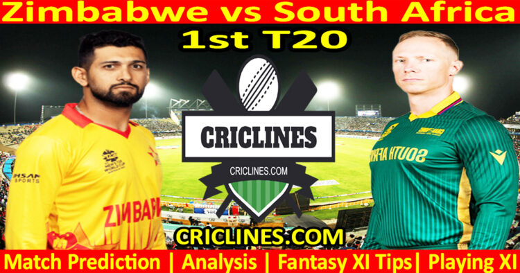Today Match Prediction-ZIM vs SA-Dream11-T20 Tri-Series 2025-1st Match-Who Will Win