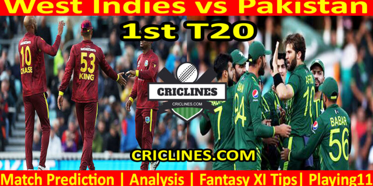 WI vs PAK-Today Match Prediction-1st T20-2025-Who Will Win Today
