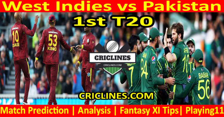 WI vs PAK-Today Match Prediction-1st T20-2025-Who Will Win Today
