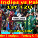 WI vs PAK-Today Match Prediction-1st T20-2025-Who Will Win Today