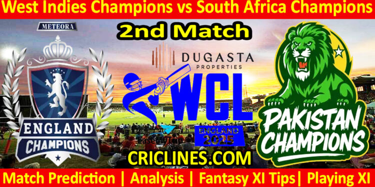 WIC vs SAC-Today Match Prediction-WCL T20 2025-2nd Match-Who Will Win