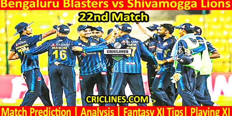 BBS vs SLS-Today Match Prediction-Dream11-Maharaja Trophy KSCA T20-2025-22nd Match-Who Will Win