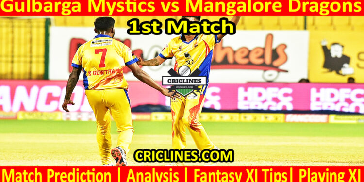 GMS vs MDS-Today Match Prediction-Dream11-Maharaja Trophy KSCA T20-2025-1st Match-Who Will Win