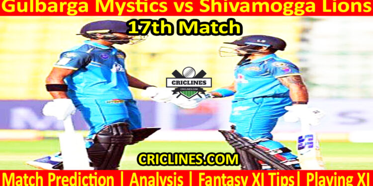 GMS vs SLS-Today Match Prediction-Dream11-Maharaja Trophy KSCA T20-2025-17th Match-Who Will Win