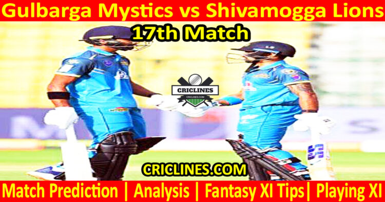 GMS vs SLS-Today Match Prediction-Dream11-Maharaja Trophy KSCA T20-2025-17th Match-Who Will Win