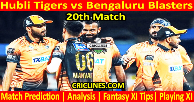 HTS vs BBS-Today Match Prediction-Dream11-Maharaja Trophy KSCA T20-2025-20th Match-Who Will Win