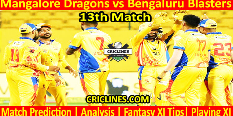 MDS vs BBS-Today Match Prediction-Dream11-Maharaja Trophy KSCA T20-2025-13th Match-Who Will Win