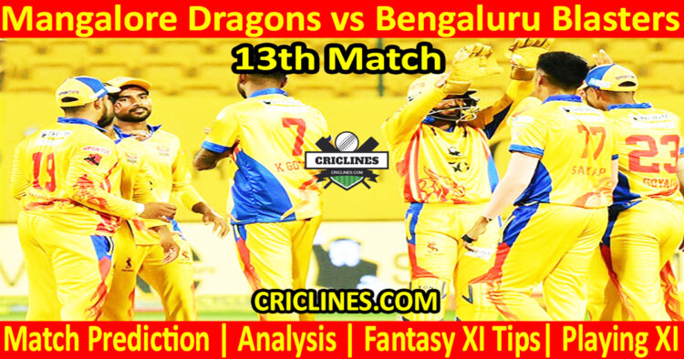 MDS vs BBS-Today Match Prediction-Dream11-Maharaja Trophy KSCA T20-2025-13th Match-Who Will Win