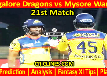MDS vs MWS-Today Match Prediction-Dream11-Maharaja Trophy KSCA T20-2025-21st Match-Who Will Win