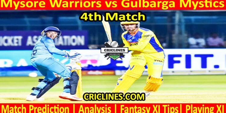 MWS vs GMS-Today Match Prediction-Dream11-Maharaja Trophy KSCA T20-2025-4th Match-Who Will Win