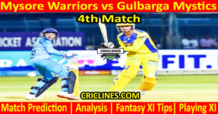 MWS vs GMS-Today Match Prediction-Dream11-Maharaja Trophy KSCA T20-2025-4th Match-Who Will Win