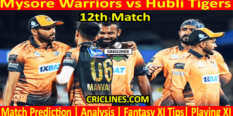 MWS vs HTS-Today Match Prediction-Dream11-Maharaja Trophy KSCA T20-2025-12th Match-Who Will Win