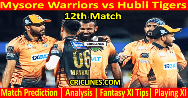 MWS vs HTS-Today Match Prediction-Dream11-Maharaja Trophy KSCA T20-2025-12th Match-Who Will Win