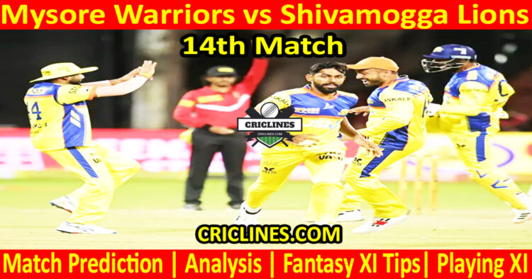 MWS vs SLS-Today Match Prediction-Dream11-Maharaja Trophy KSCA T20-2025-14th Match-Who Will Win